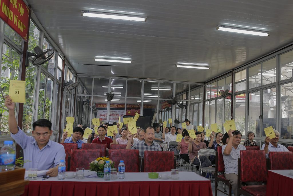 TGĐ công ty Phú Thành tham gia đại hội cổ đông ại EMG